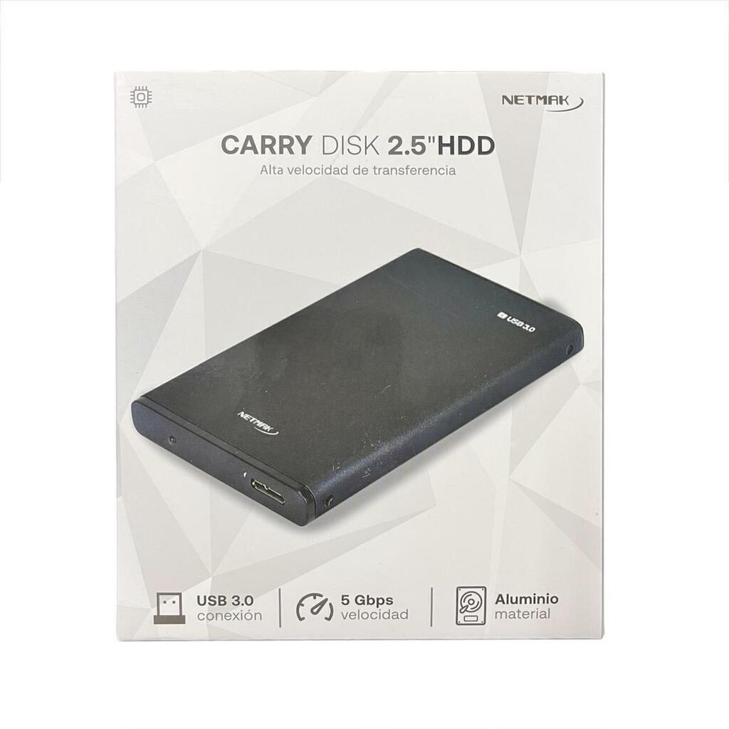 CARRY DISK EXTERNO 2.5 USB 3.0 NETMAK miniatura 2