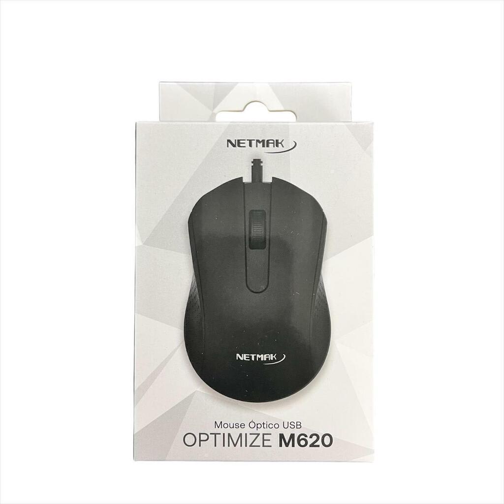 MOUSE CABLE USB M620 NETMAK - imagen 1