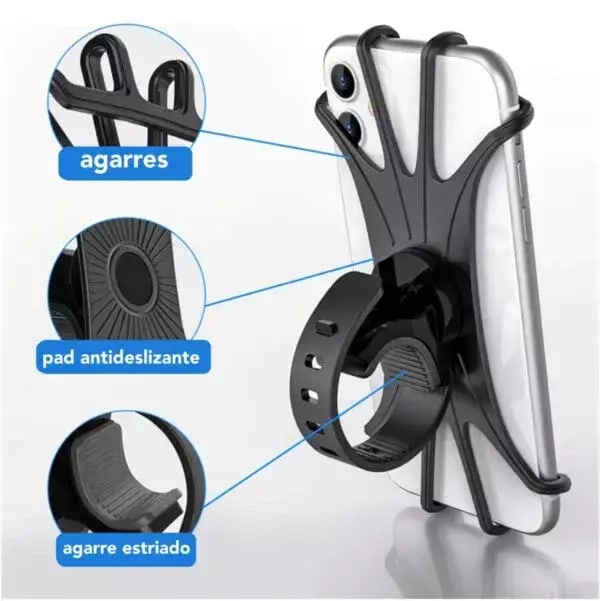 SOPORTE UNIVERSAL PARA BICICLETA DE GOMA
