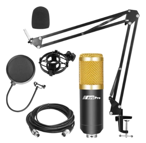 MICROFONO PARA STREAMING PROFESIONAL CON ACCESORIOS SUONO - imagen 1