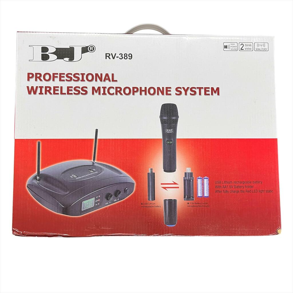 SET DE MICROFONO INALAMBRICO X2 RV-389 miniatura 5