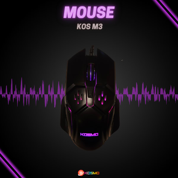 MOUSE GAMER KOSMO M3 (6 BOTONES) - imagen 1