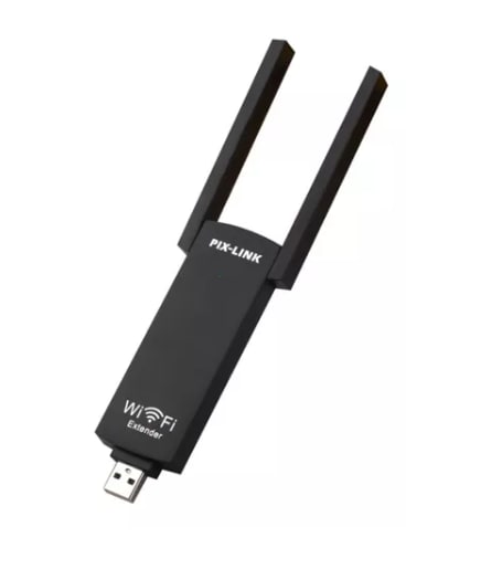 EXTENSOR DE RANGO WIFI INALAMBRICO PIX-LINK USB 300MBPS - imagen 1