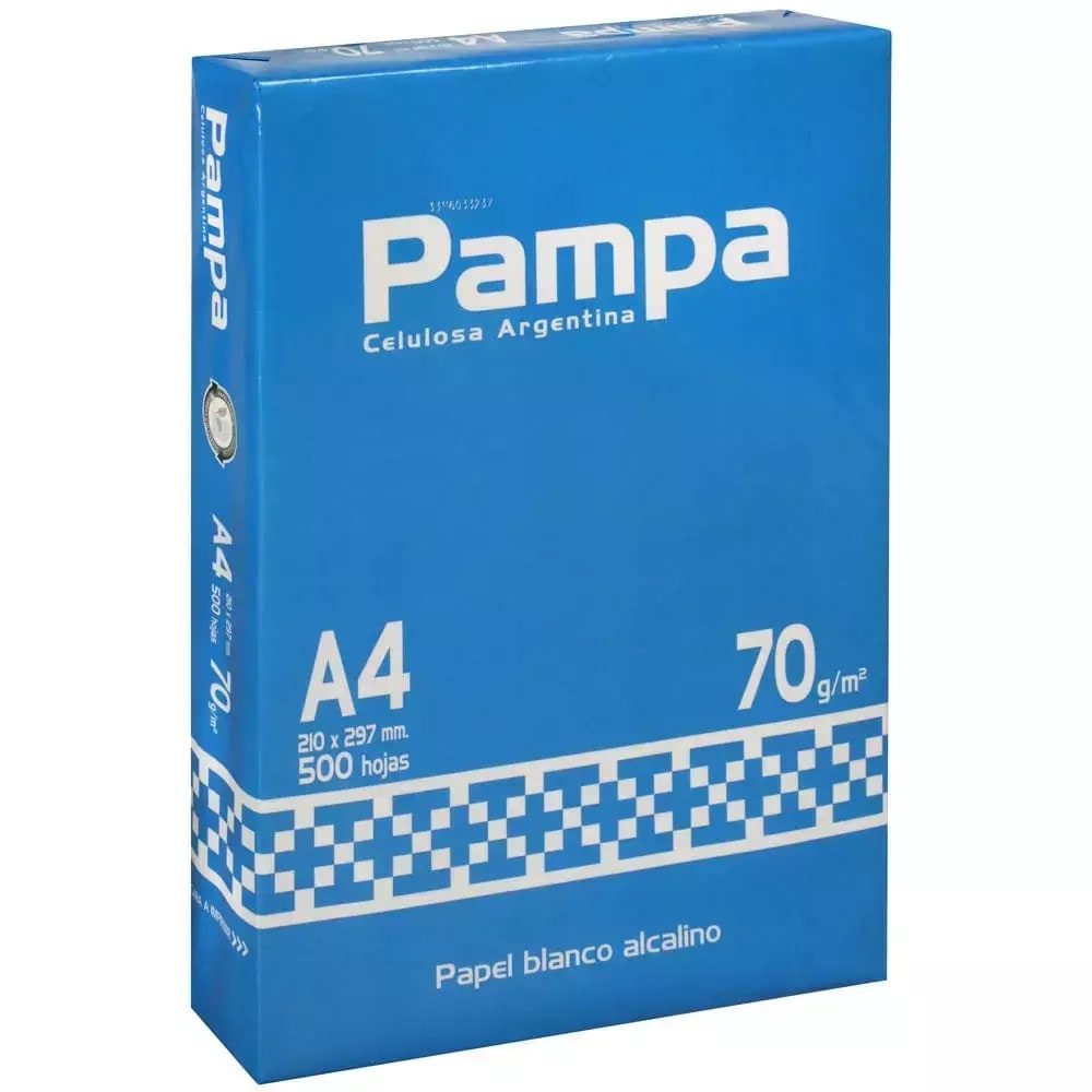 RESMA A4 X500 HOJAS PAMPA 70G