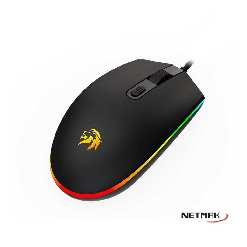 MOUSE GAMER 4D RGB NETMAK NM-GM51 - imagen 1