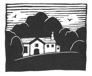 Rookhow bunkbarn and meeting house logo