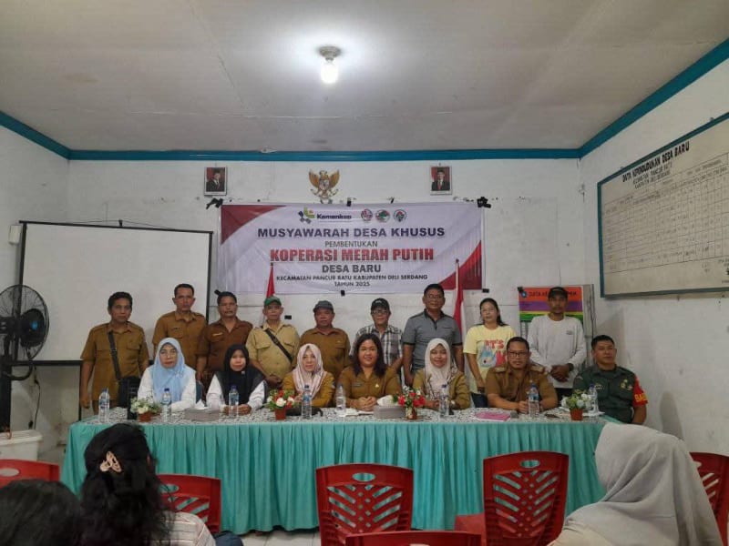 Kegiatan Musyawarah Desa Khusus Tentang Pendirian/Pembentukan Koperasi Merah Putih