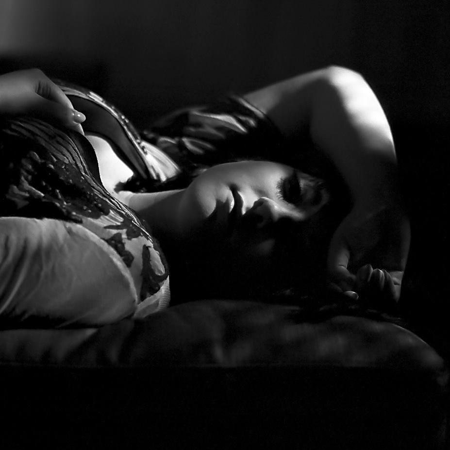 Woman lounging
