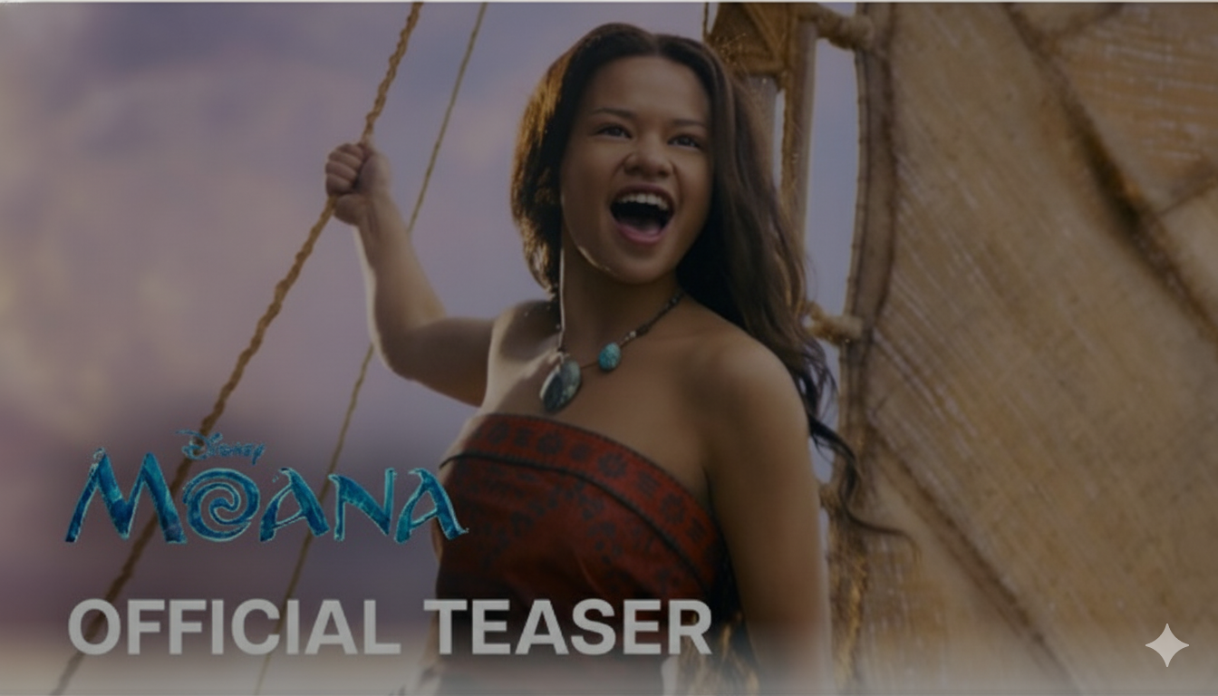 Moana volta aos cinemas em versão live-action em 2026