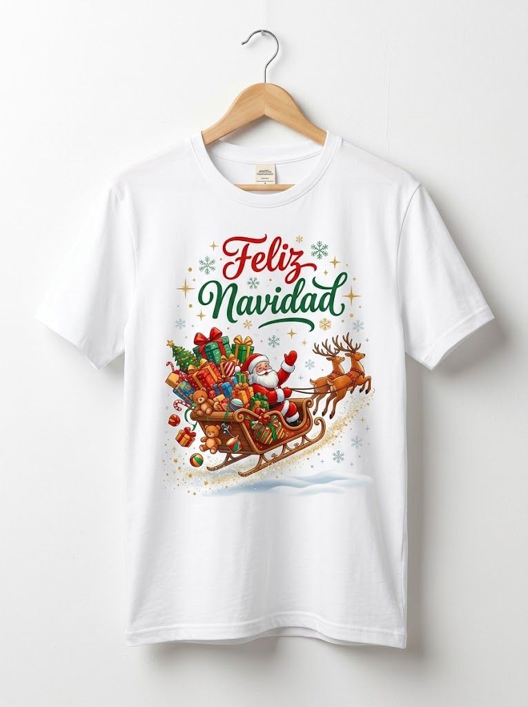 Polo Navideño de Papá Noel en Trineo