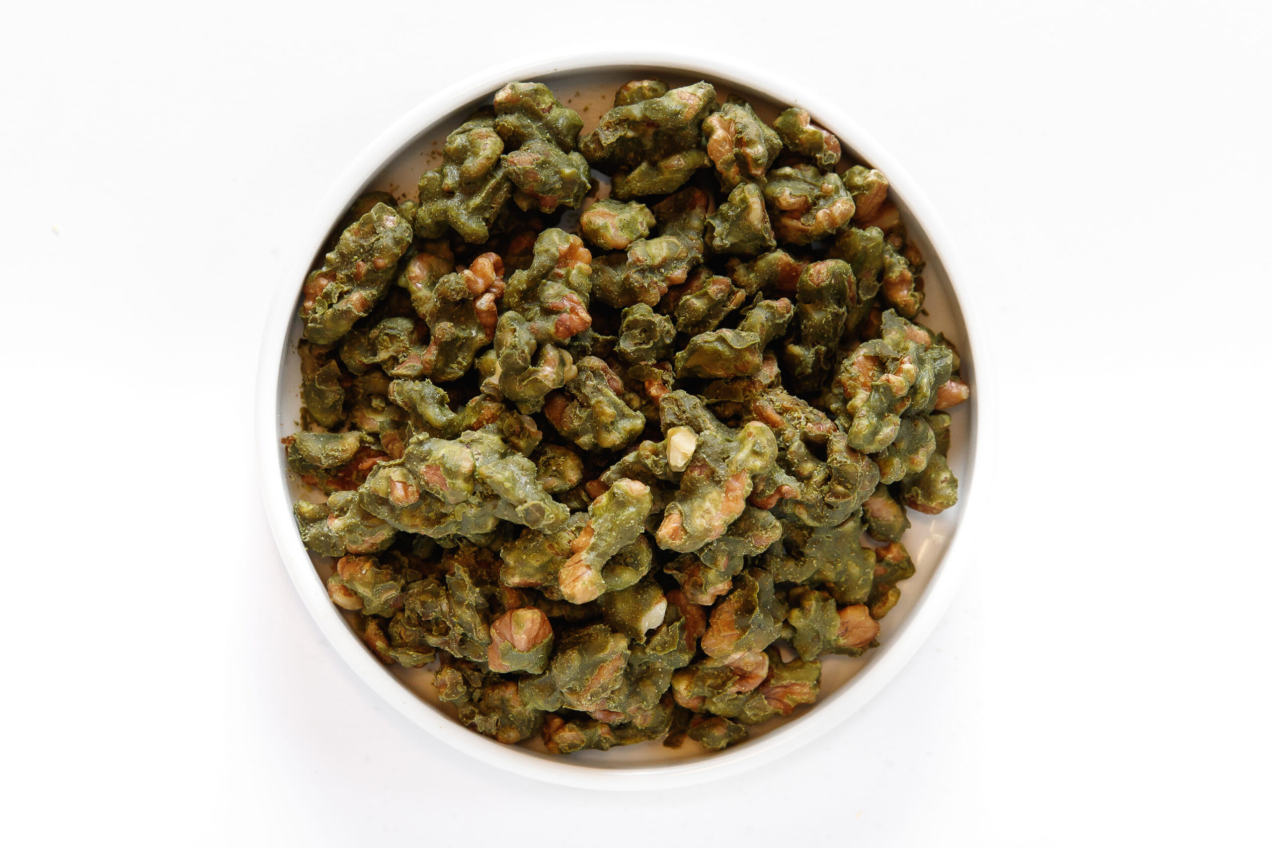 Nueces al pesto