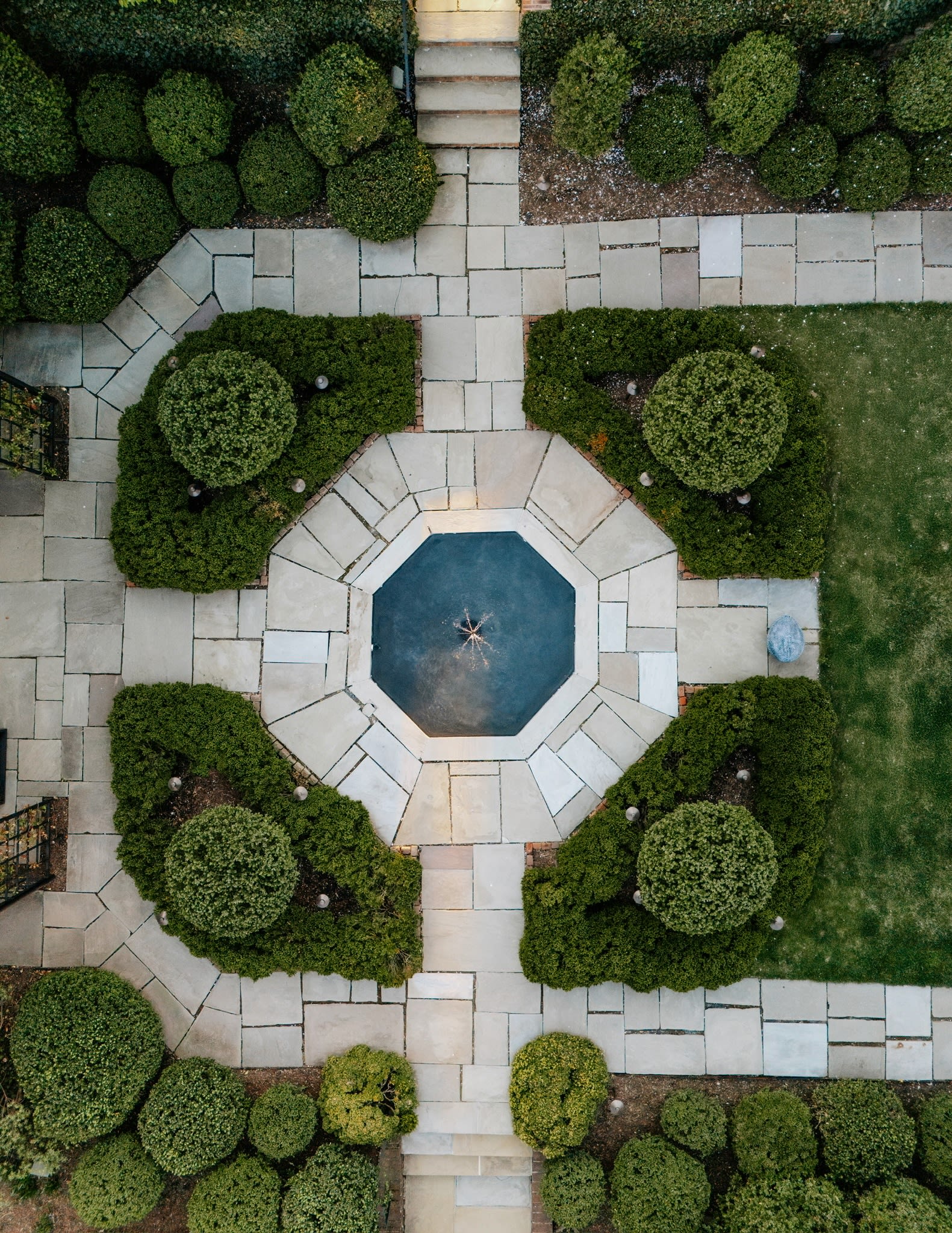 Private grounds at Imari Georgetown estate, Georgetown D.C.