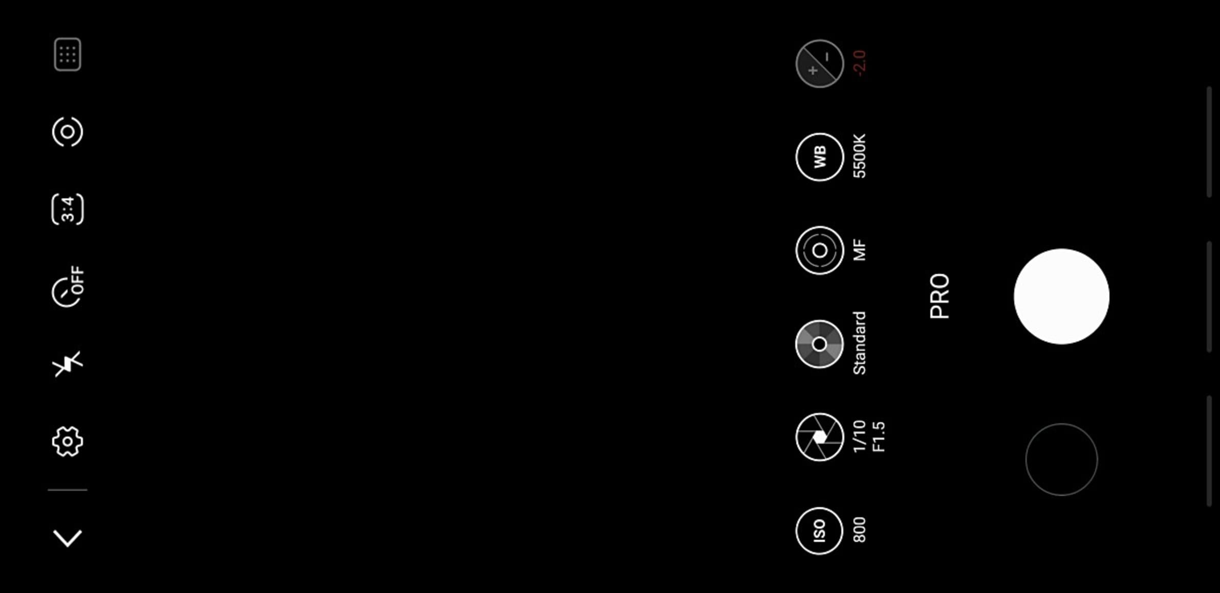 Mobile Camera Pro Mode