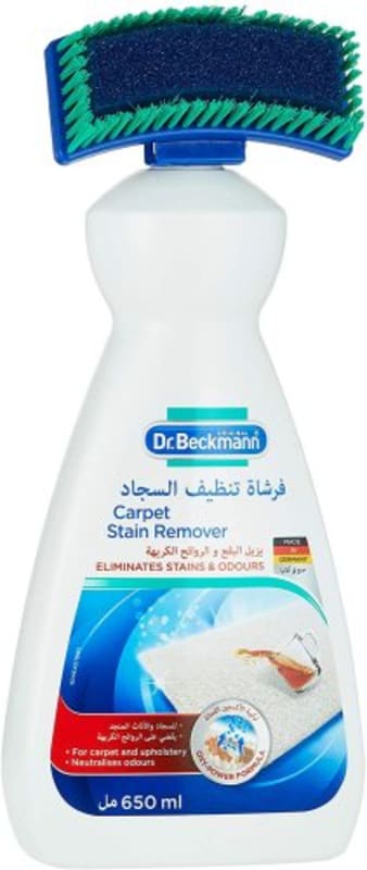 Carpet cleaner with brush