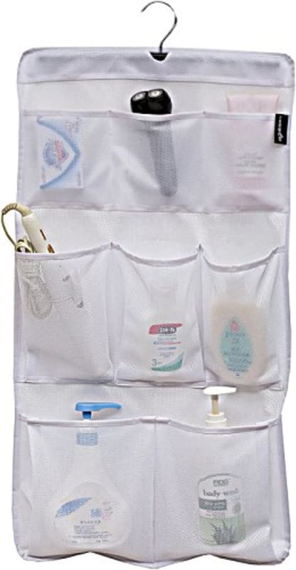 MISSLO Pockets Mesh Shower Organizer Hanging Caddy