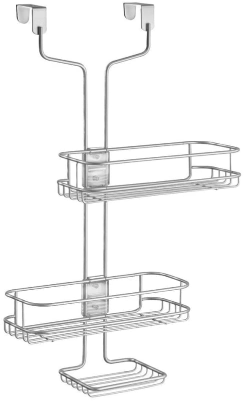 InterDesign Linea Adjustable Over Door Shower Caddy