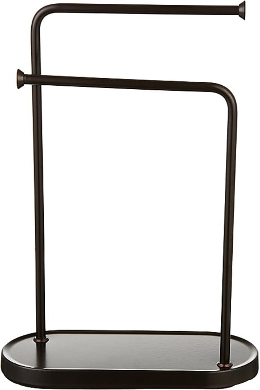 AmazonBasics Double-L Hand Towel and Accessories Stand