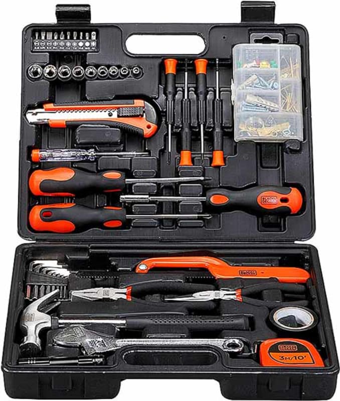 Black+Decker-126-Pieces-Hand-Tool-Kit-in-Kitbox-for-Home-DIY-&-Professional-Use