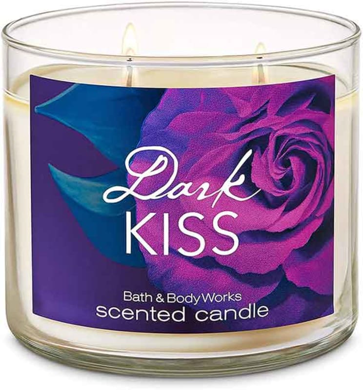 Bath-And-Body-Works-DARK-KISS-Scented-3-Wick-Candle