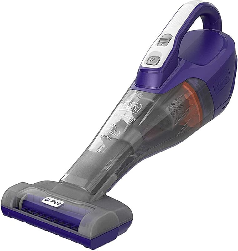 Black+Decker-12V-1.5Ah-Li-Ion-400ml-Cordless-Dustbuster-Handheld-Pet-Care