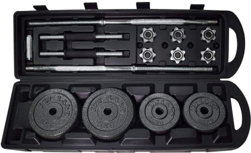 Skyland LP50Kgs-Box Dumbbell and Barbell Set