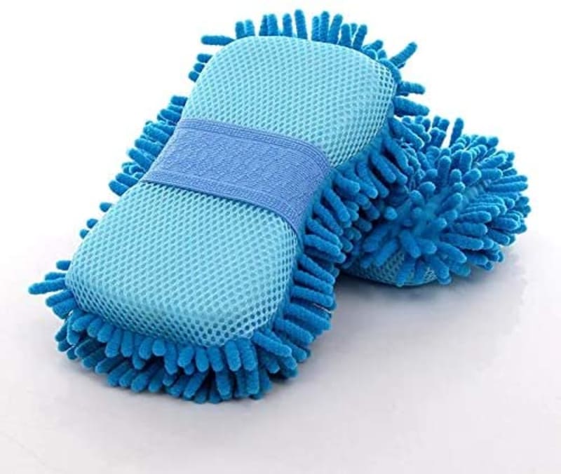 Car Wash Glove Car Hand Soft Towel Microfiber Chenille Car Cleaning Sponge Block Car Washing Supplies