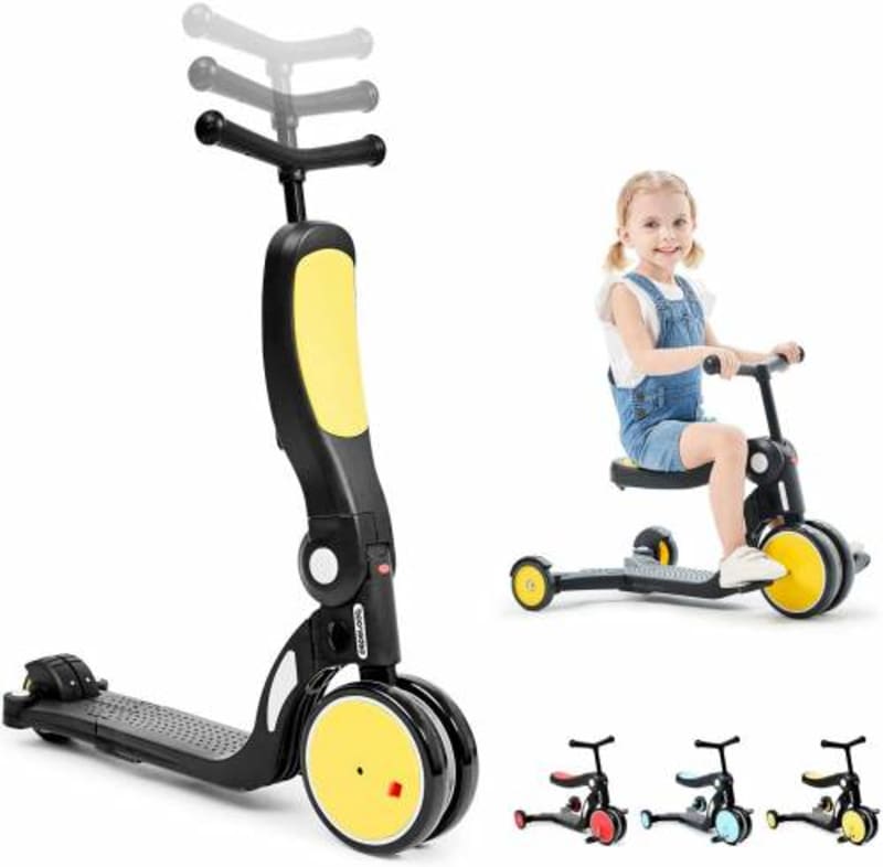 Kids Scooter Cum Tricycle