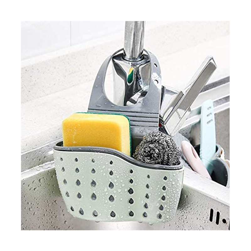Kitchen-Sink-Shelf-Soap-Sponge-Drain