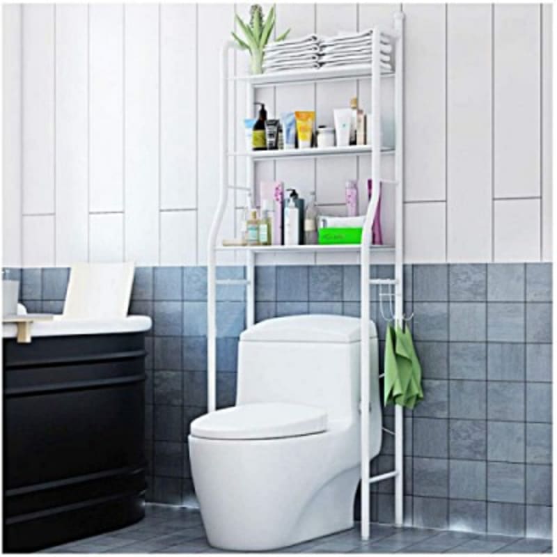 3 Shelf Over The Toilet Bathroom Shelf