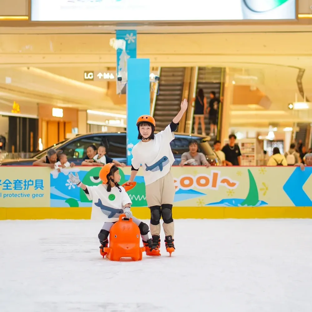 Commercial Ride-on Dolphin Ice Skating Aid - 1
