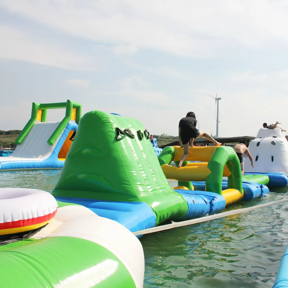 Custom Floating Inflatable Water Parks for Lakes, Resorts and Frame Pools thumbnail 2