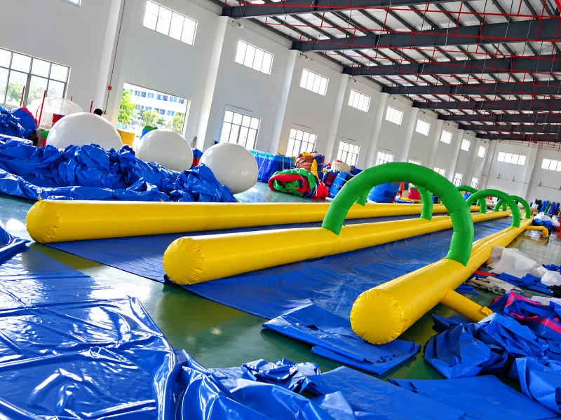 Commercial Inflatable City Water Slide - 1