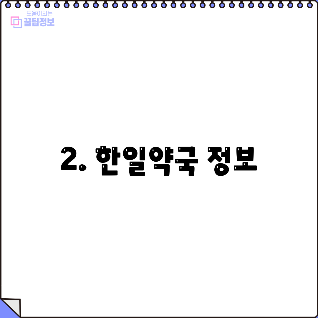 2. 한일약국 정보