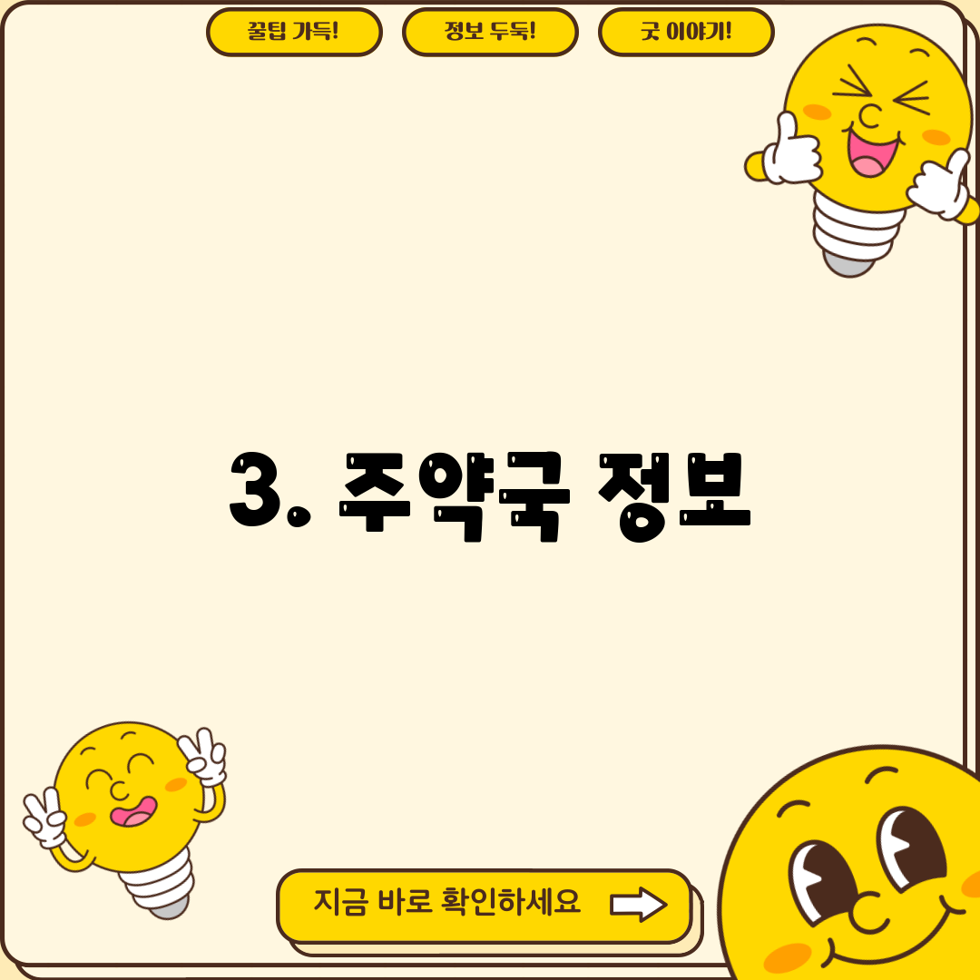 3. 주약국 정보