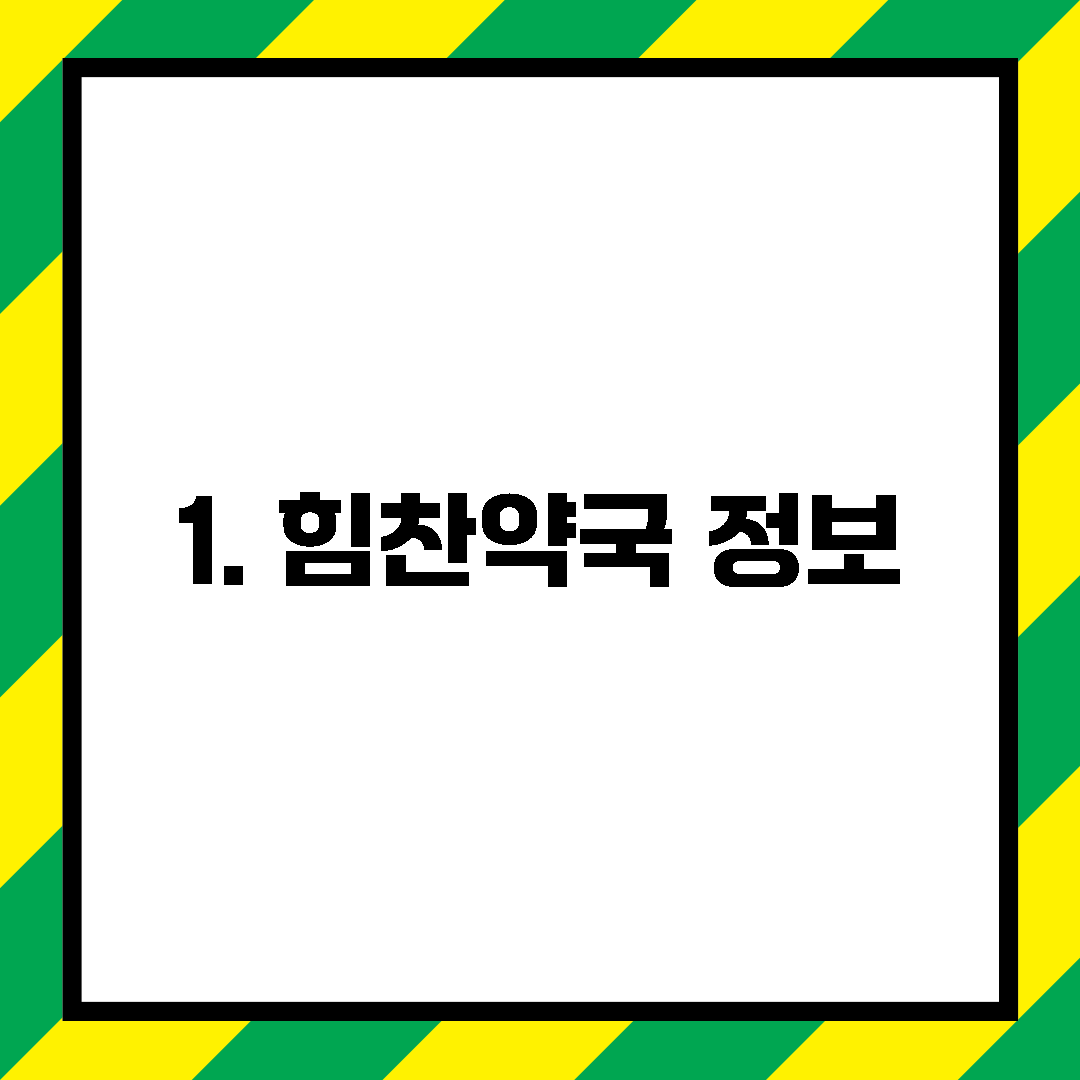 1. 힘찬약국 정보
