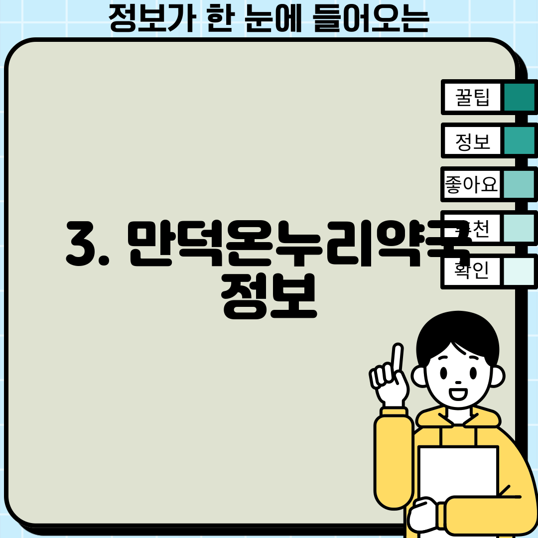 3. 만덕온누리약국 정보