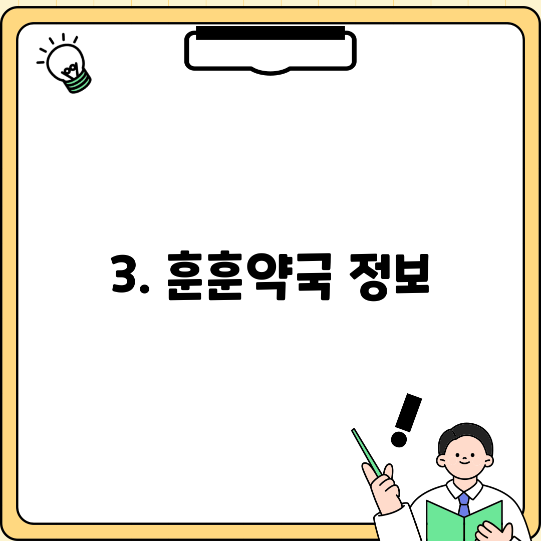 3. 훈훈약국 정보