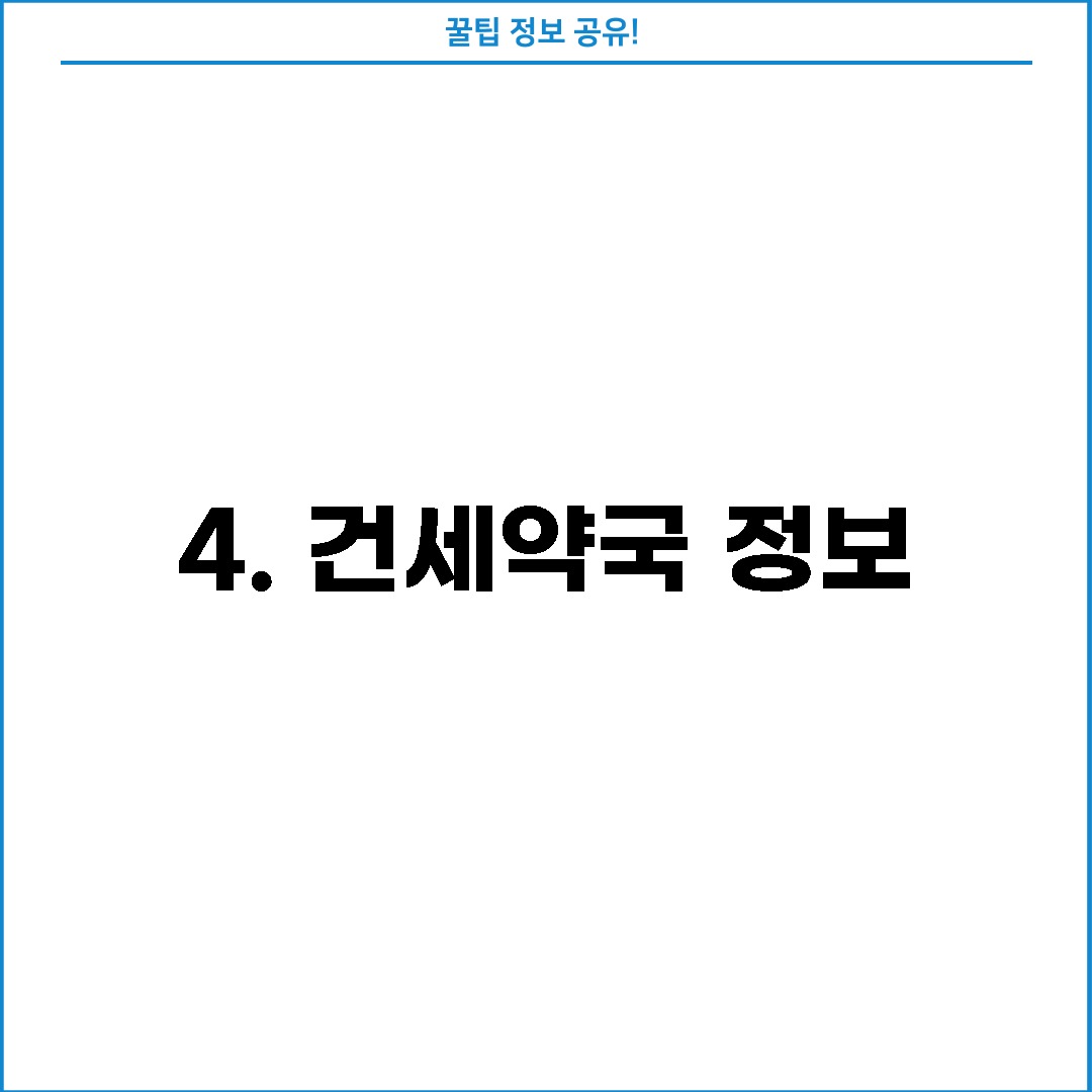 4. 건세약국 정보