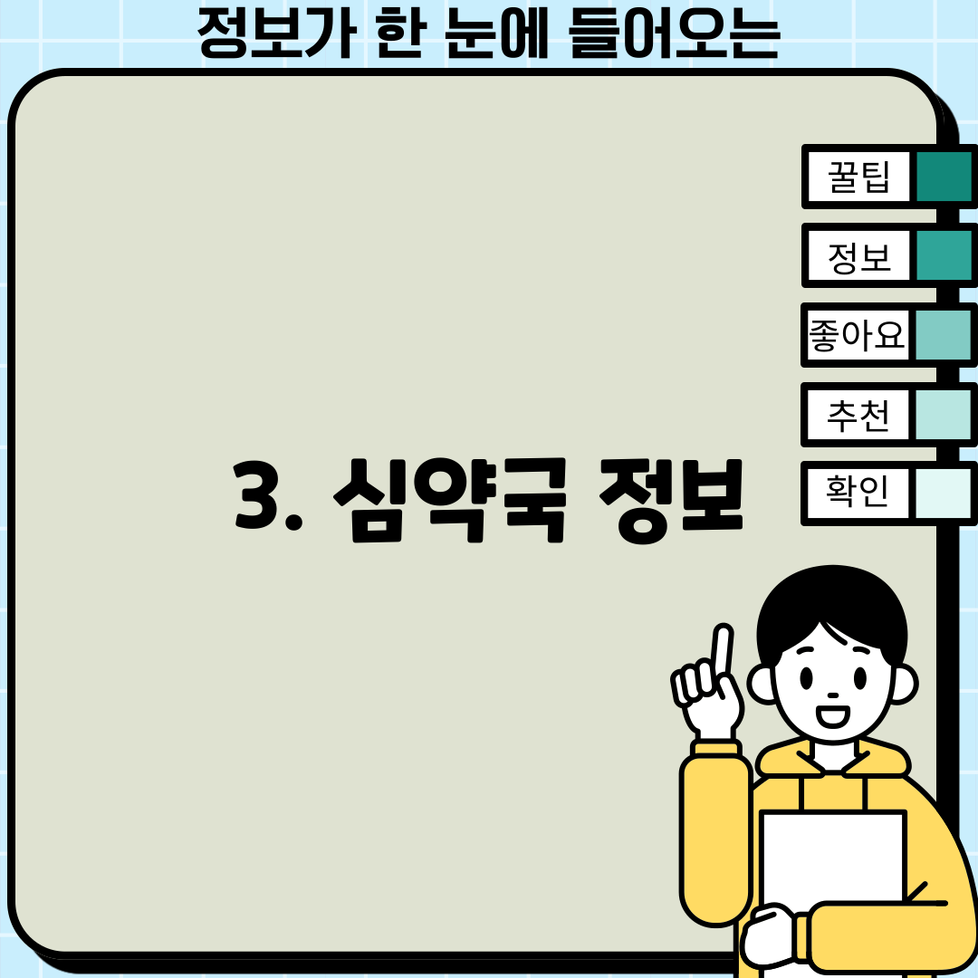 3. 심약국 정보
