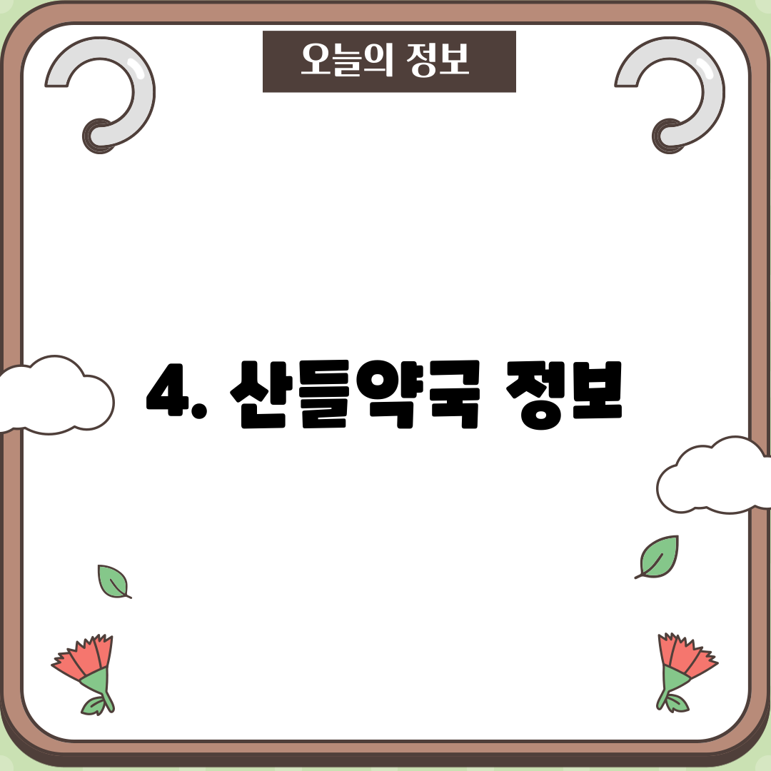 4. 산들약국 정보