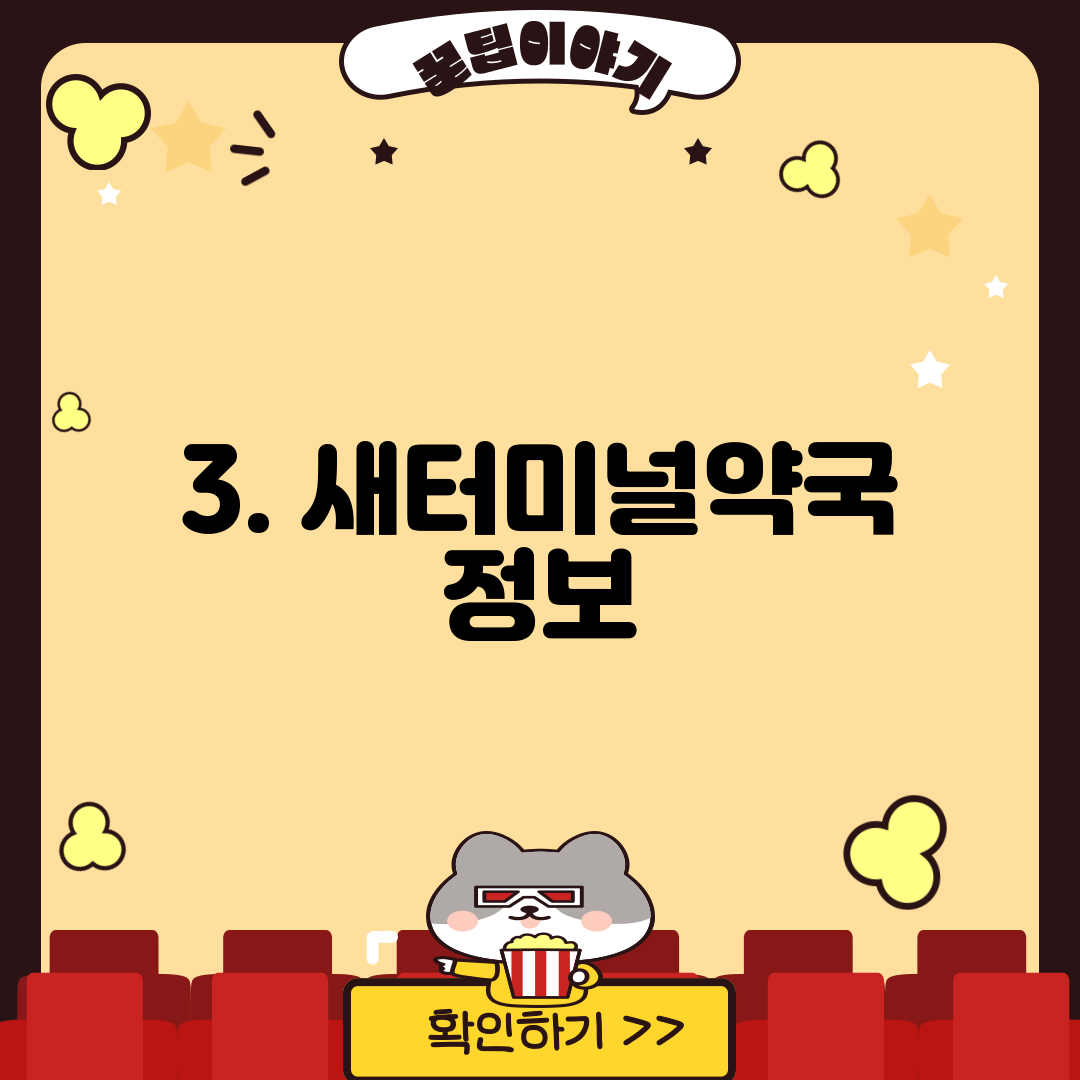 3. 새터미널약국 정보