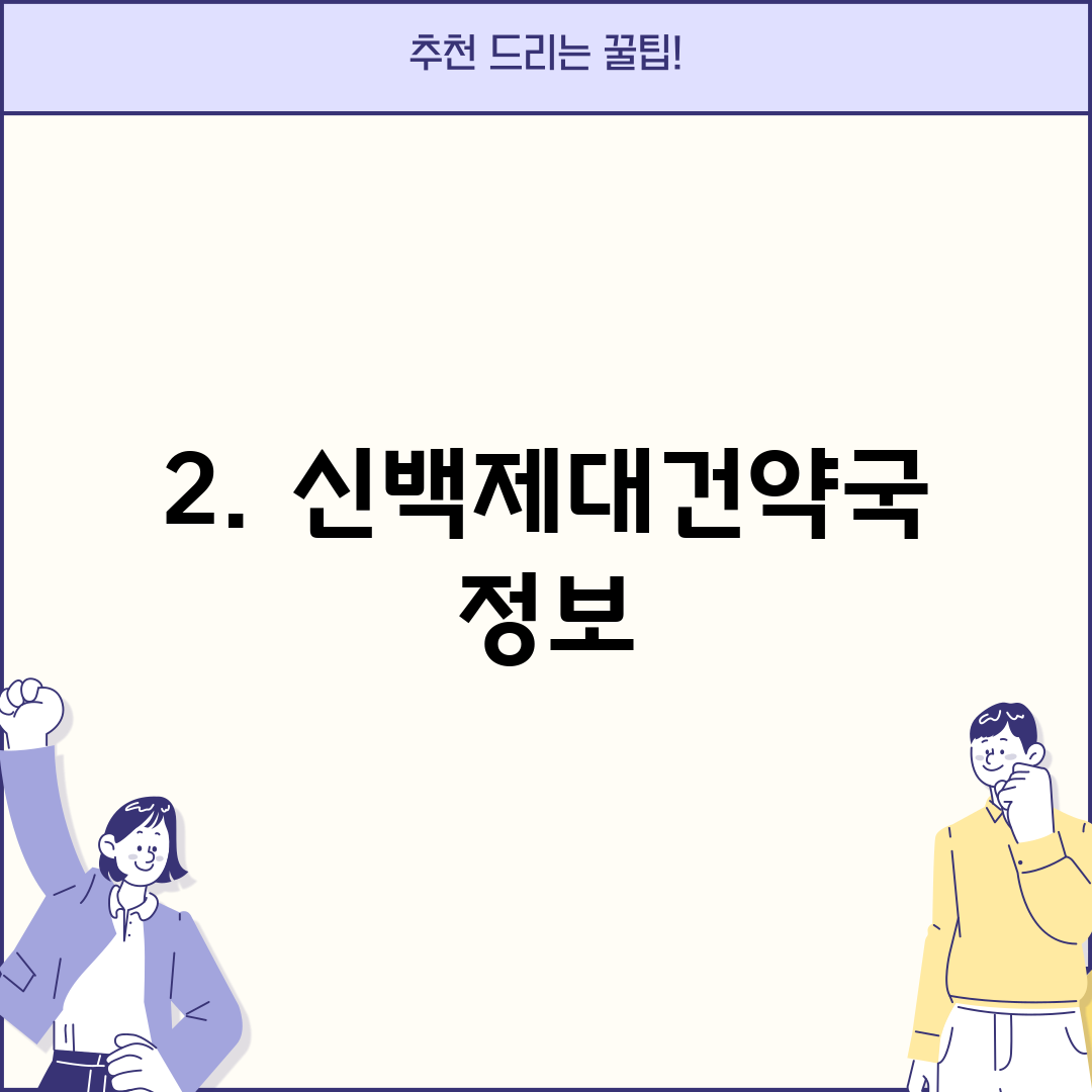 2. 신백제대건약국 정보