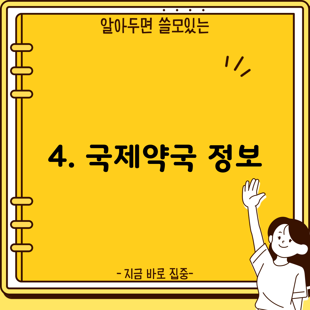 4. 국제약국 정보