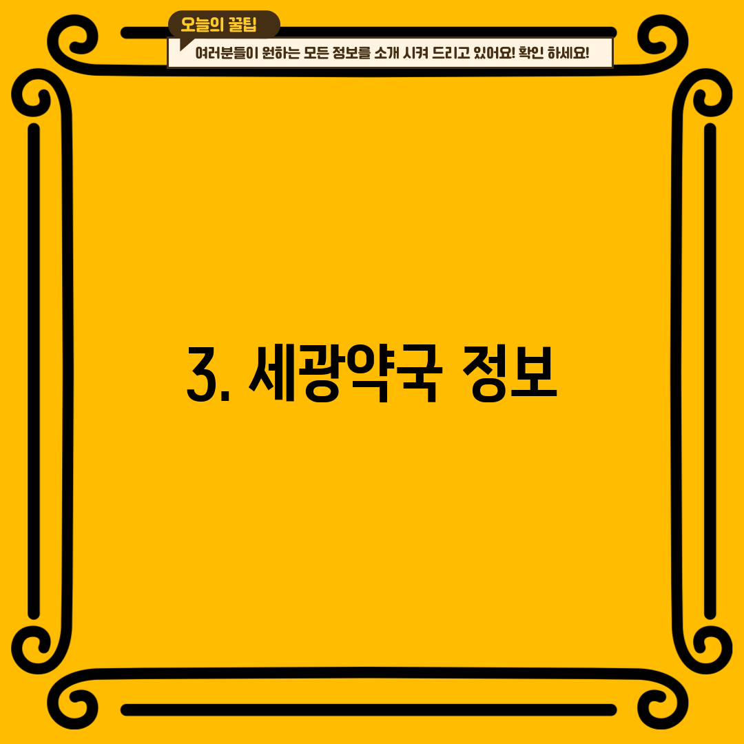 3. 세광약국 정보
