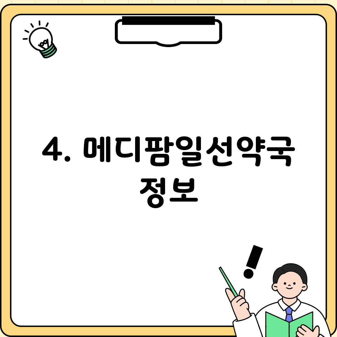 4. 메디팜일선약국 정보