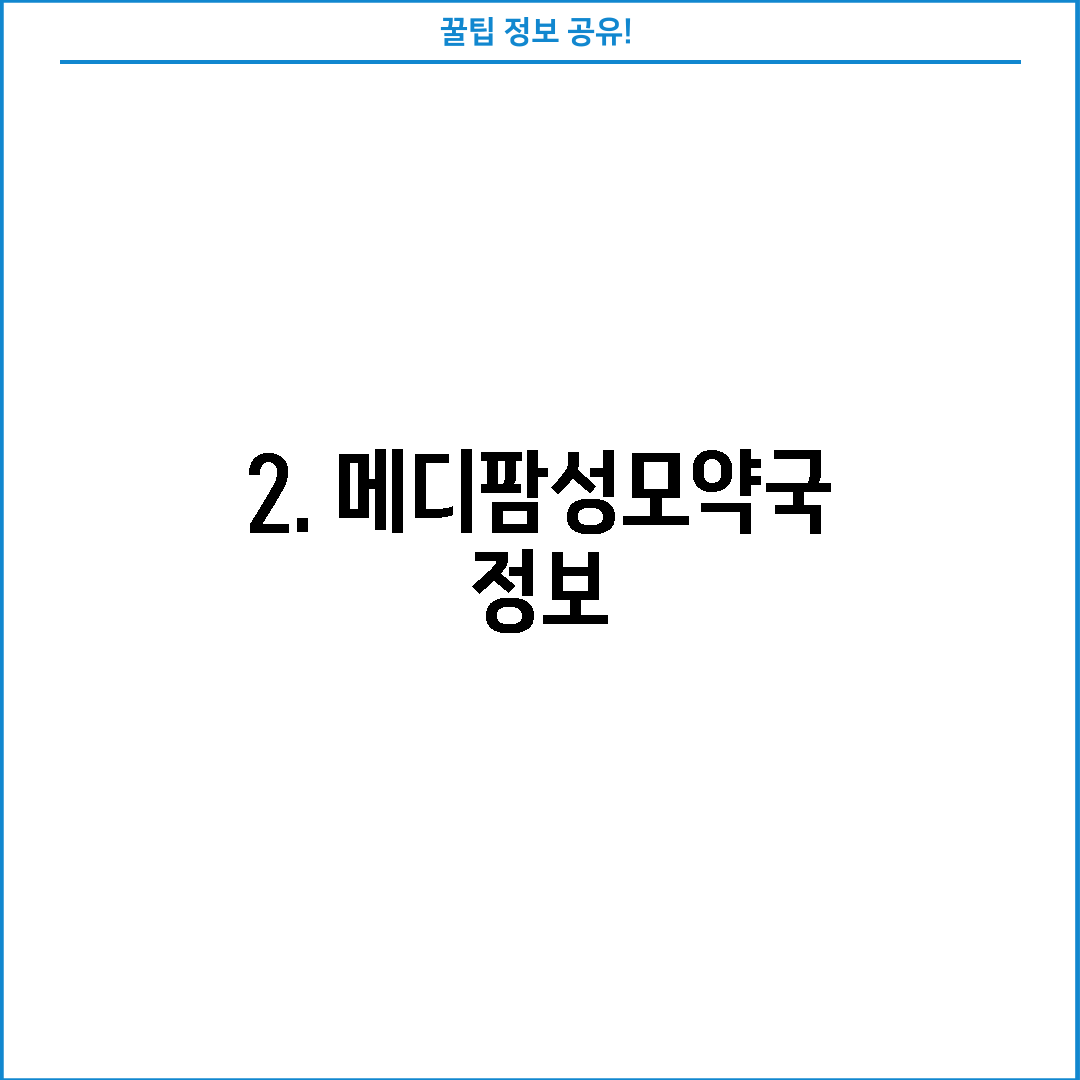 2. 메디팜성모약국 정보