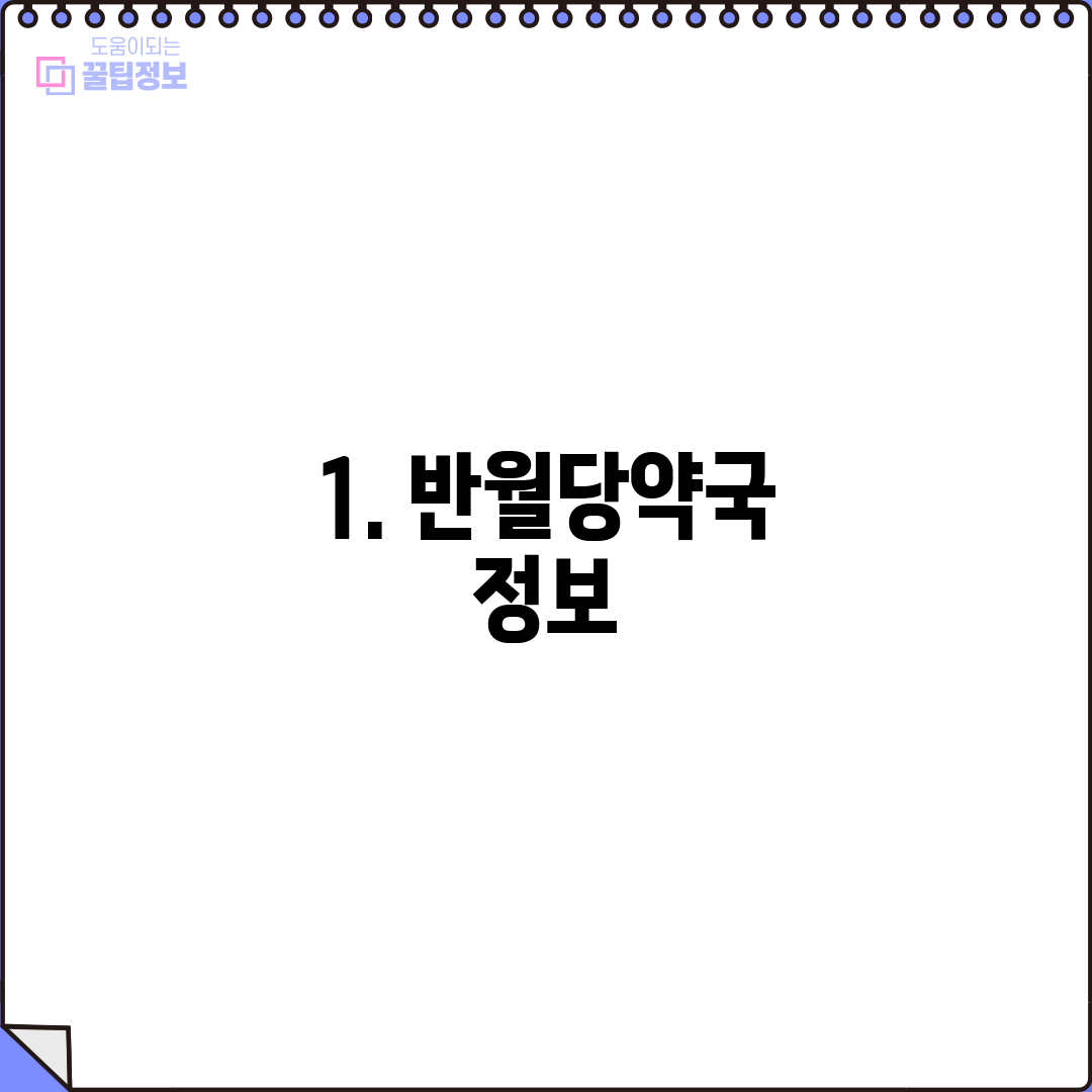 1. 반월당약국 정보