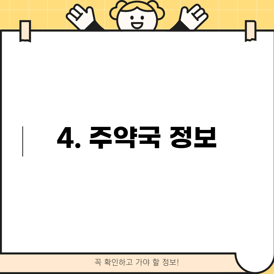 4. 주약국 정보