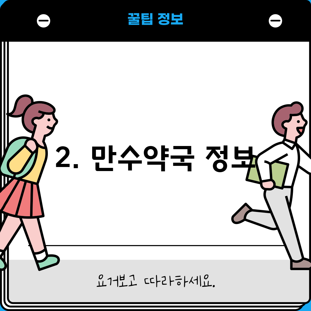 2. 만수약국 정보