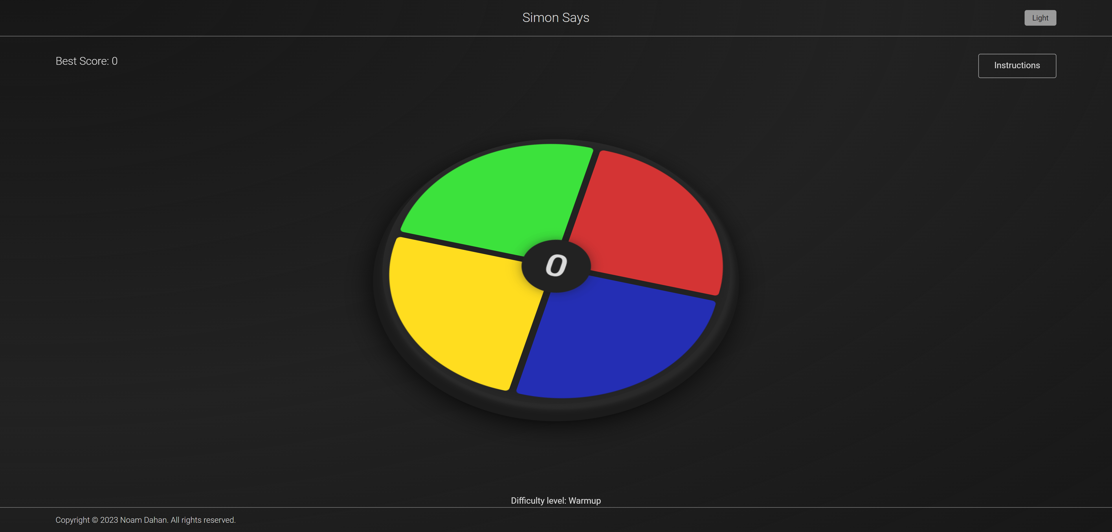 Simon Says Game in React 